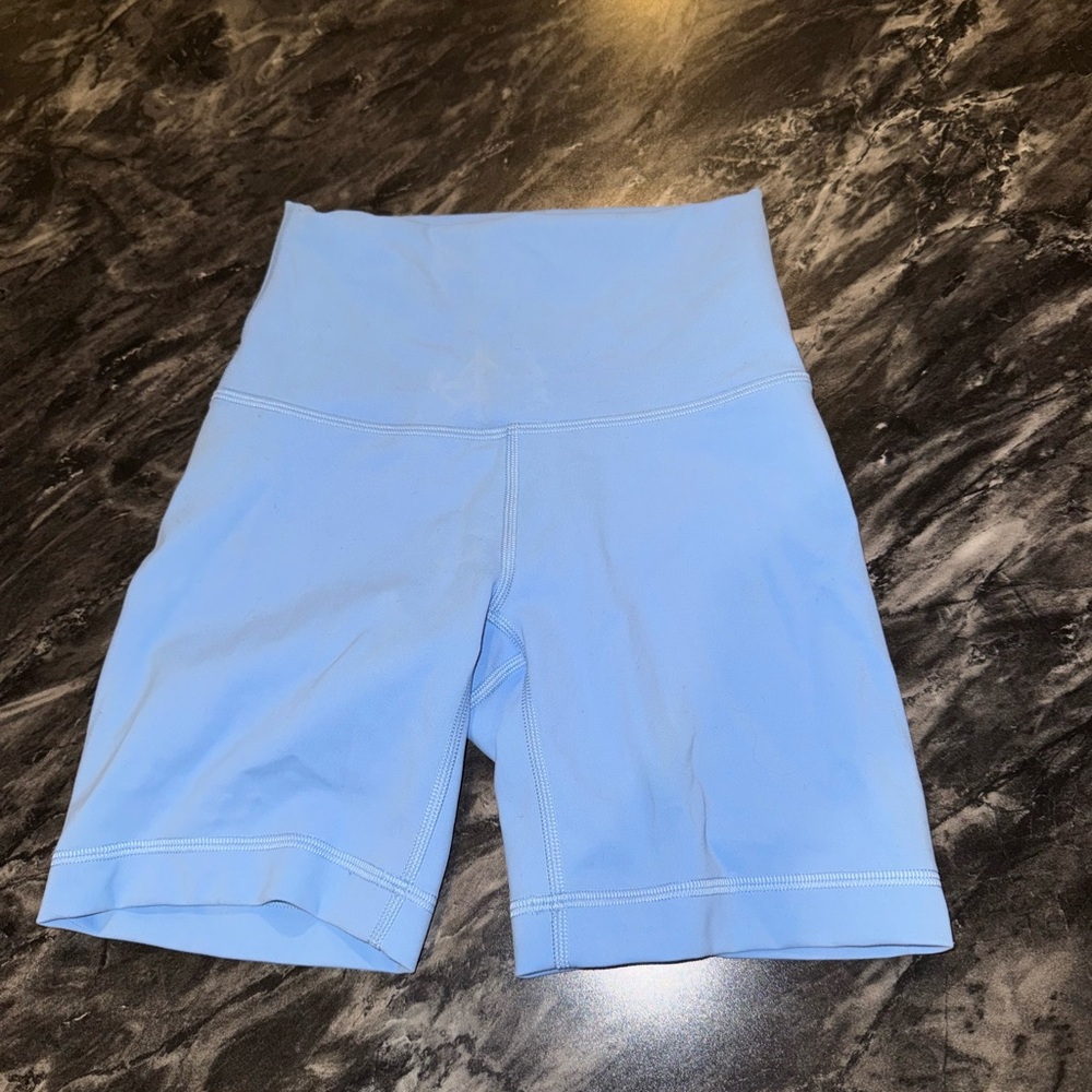 Lululemon Athletica Light Blue Athletic Shorts